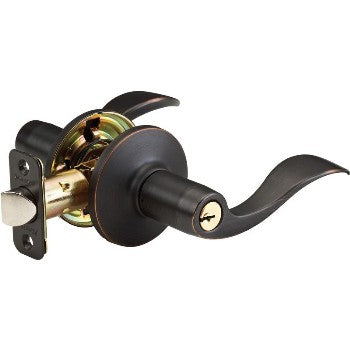 MasterLock WL0112P Entry Lock, Wave ~ Aged Bronze - K4