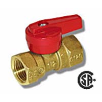 LDR Industries One piece gas ball valve 3/4-Inch