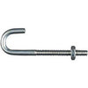 J Bolt, Zinc, 3/16 x 2-1/2-In.