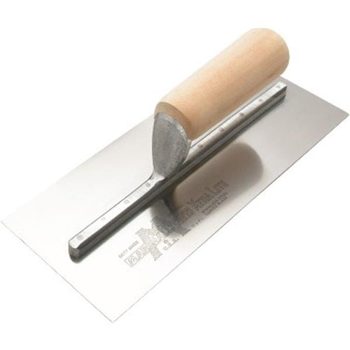 Marshalltown Drywall Trowel Flexible Tempered Blade Slight Concave Blade, 14x4 1/2