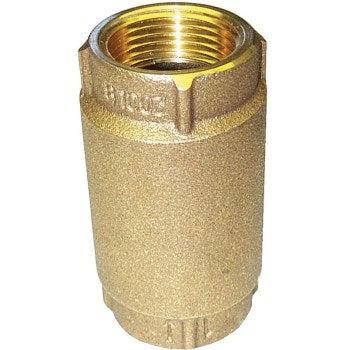 Merrill Mfg CVNL125 Red Brass Check Valve, Meets Lead-Free Installation ~ 1 1/2