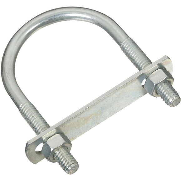 National 5/16 In. x 2 In. x 3-1/4 In. Zinc Round U Bolt