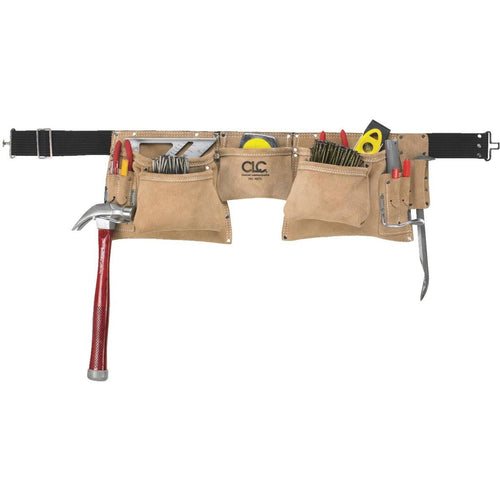 CLC 12-Pocket Suede Leather Heavy-Duty Carpenter Apron