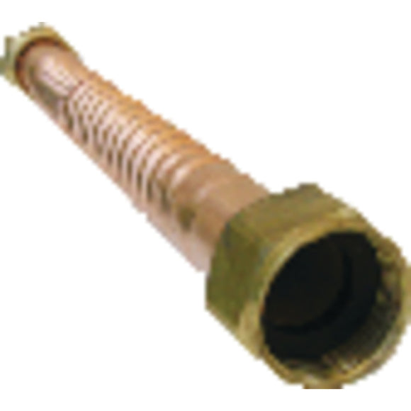 Lasco 3/4 FIP X 3/4 FIP X 15 In. L Corrugated Copper Water Heater Connector