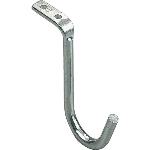 Knape & Vogt 3 In. H. x 1-1/2 In. D. Closet Rod Support, Bright Nickel