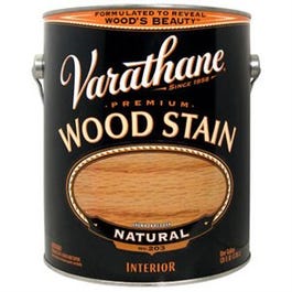Premium Interior Wood Stain, Oil-Based, Natural, 1-Gallon