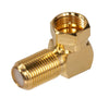 Zenith Right Angle Coax F Connector  VA1001RG6RA
