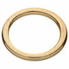 Steel Connecting Ring, Brass Plated, 3-In. x #1