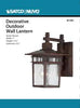 Satco 60-3492 Cove Neck 1 LGT Outdoor Wall
