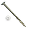 Big Timber Round Washer Head Screw White