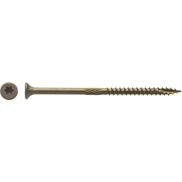 Big Timber #9 x 3-1/8 In. Bronze Flat Head Wood Screw (380 Ct., 5 Lb.)